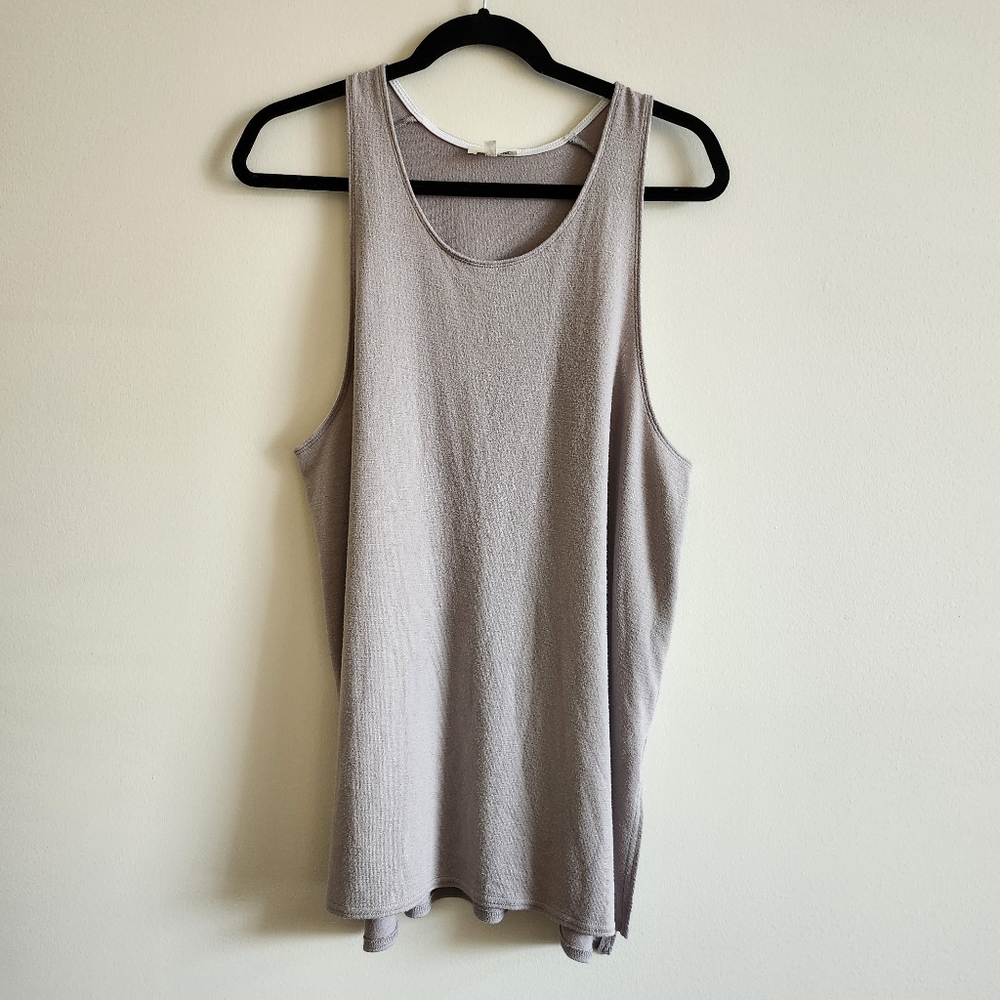 Wilfred Free women's L knit tank, light gray